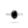 Black Onyx Silver Ring