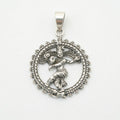 Nataraja Dance Shiva Silver Pendant