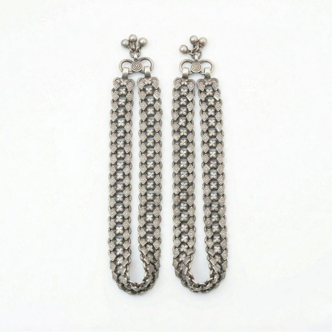 Heavy Traditional Silver Anklet