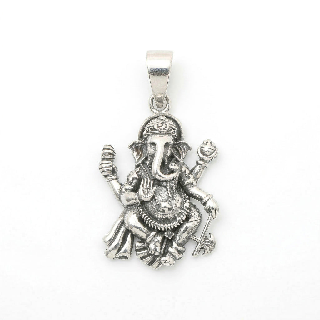 Lord Ganesha Silver Pendant