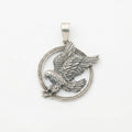 Eagle Motif Silver Pendant