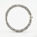 Solid Silver Statement Bangle Bracelet
