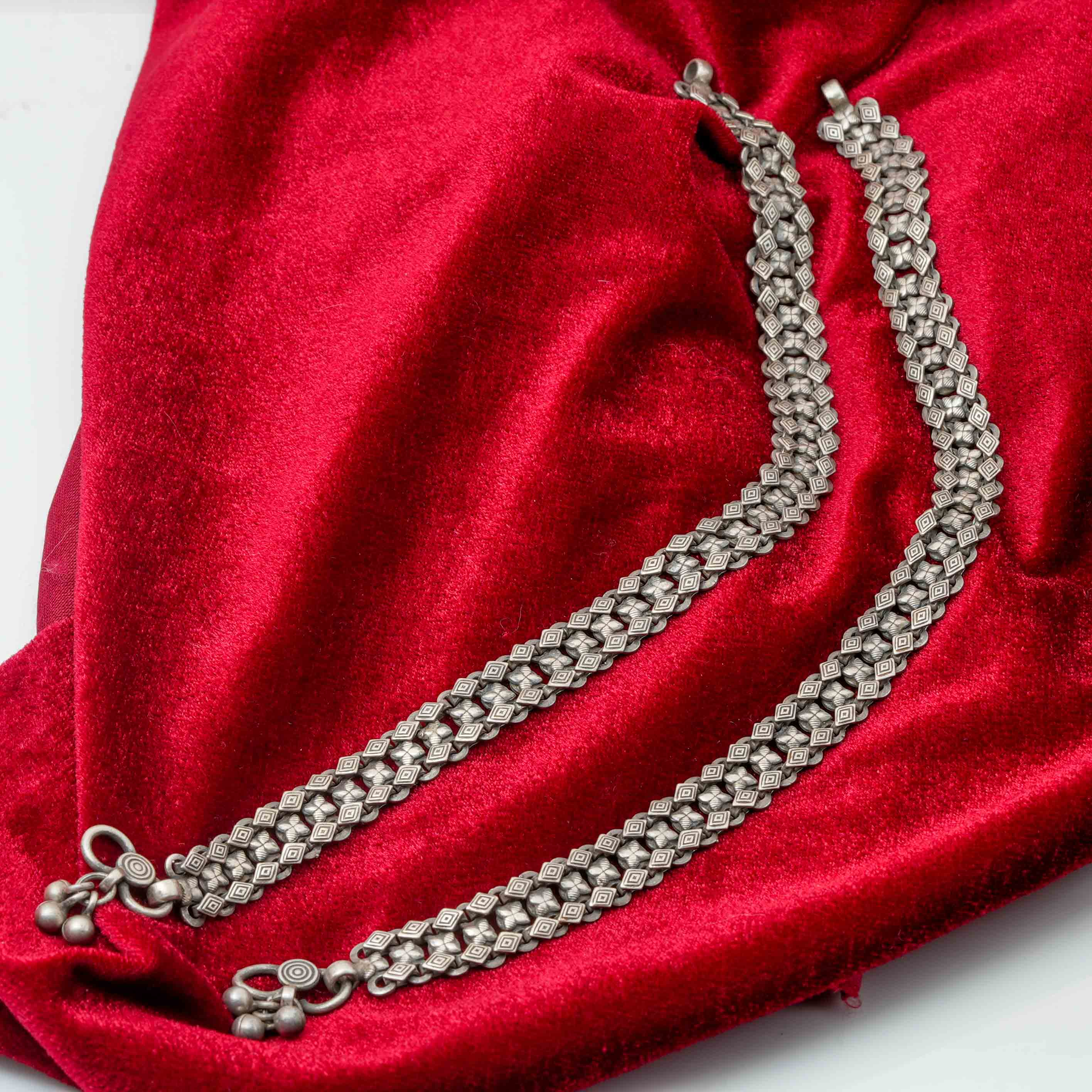 Heavy Traditional Silver Anklet