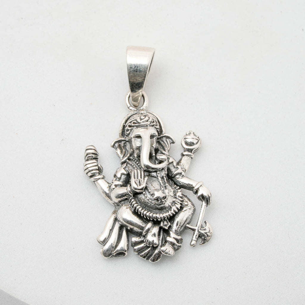 Lord Ganesha Silver Pendant
