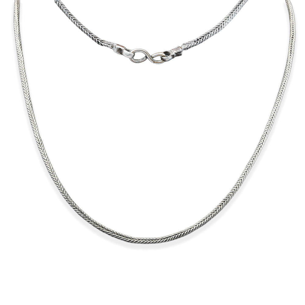 Long Classic Silver Chain