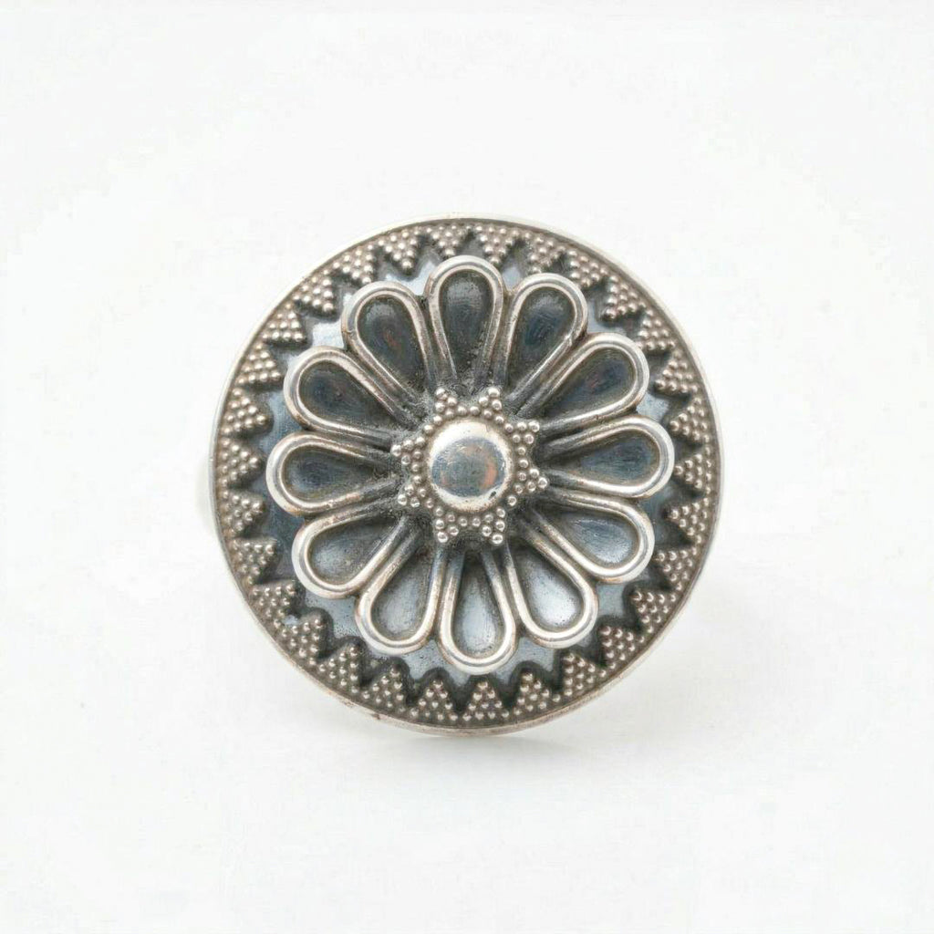 Rawa Work Statement Silver Ring
