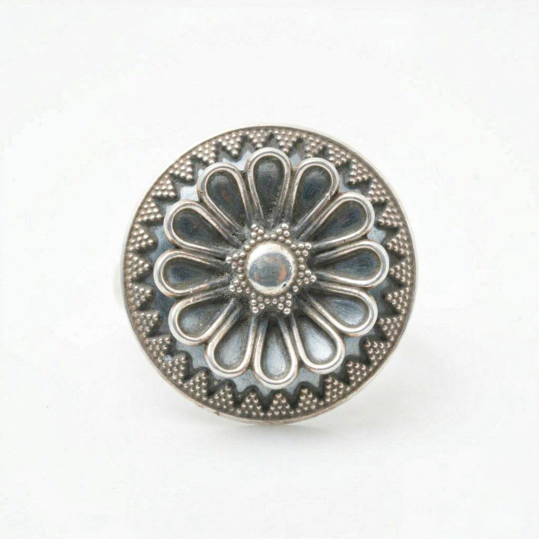Rawa Work Statement Silver Ring