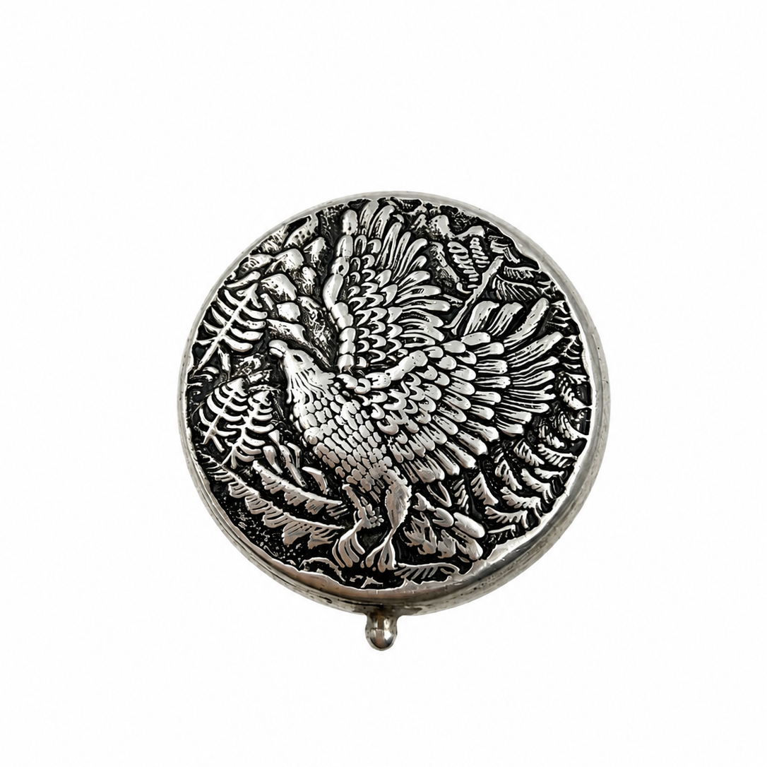Handcrafted 925 Silver Eagle Trinket Box