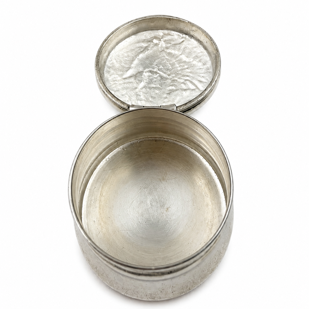 Handcrafted 925 Silver Eagle Trinket Box